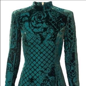 Balmain H&M Green Dress